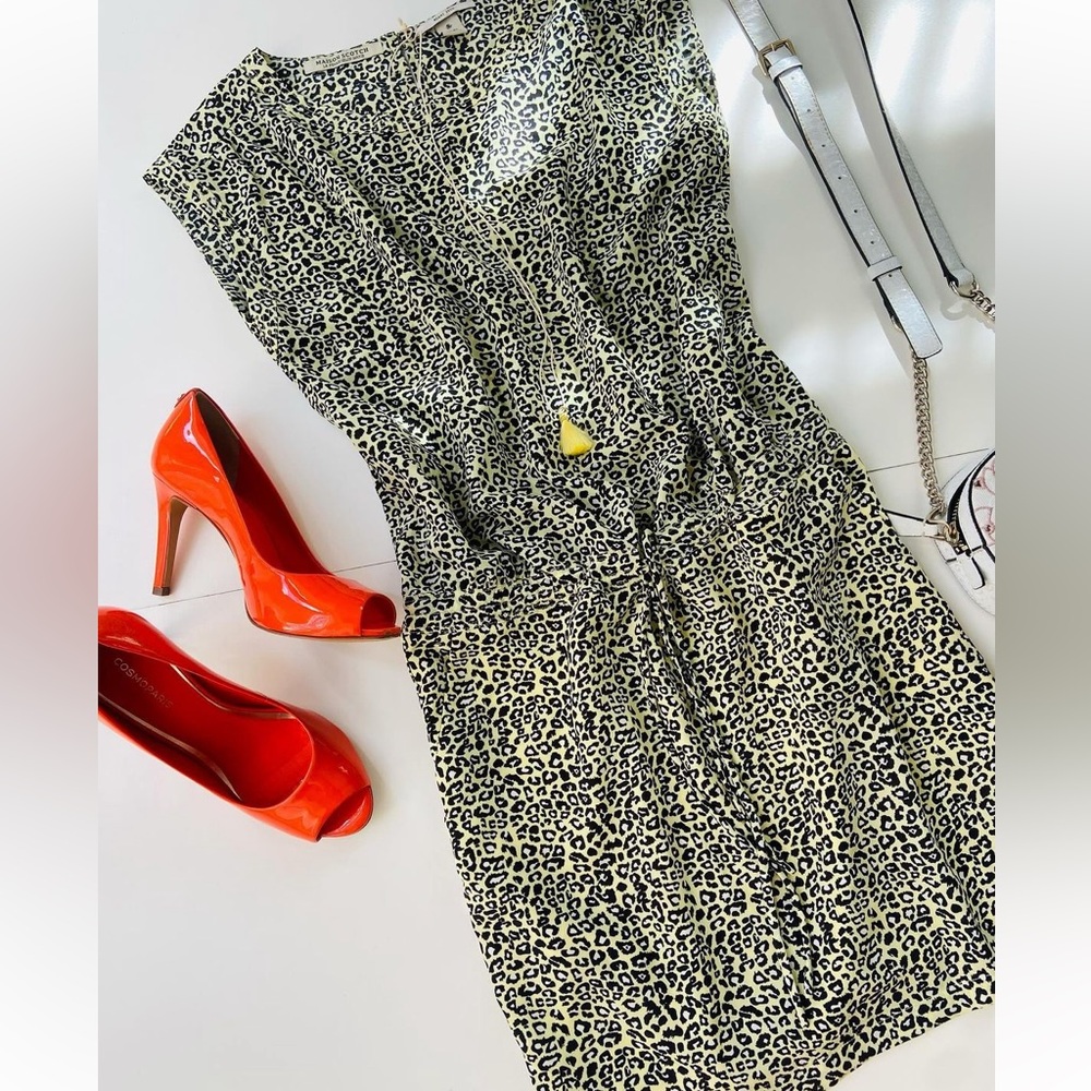 Scotch and Soda casual leopard print dress